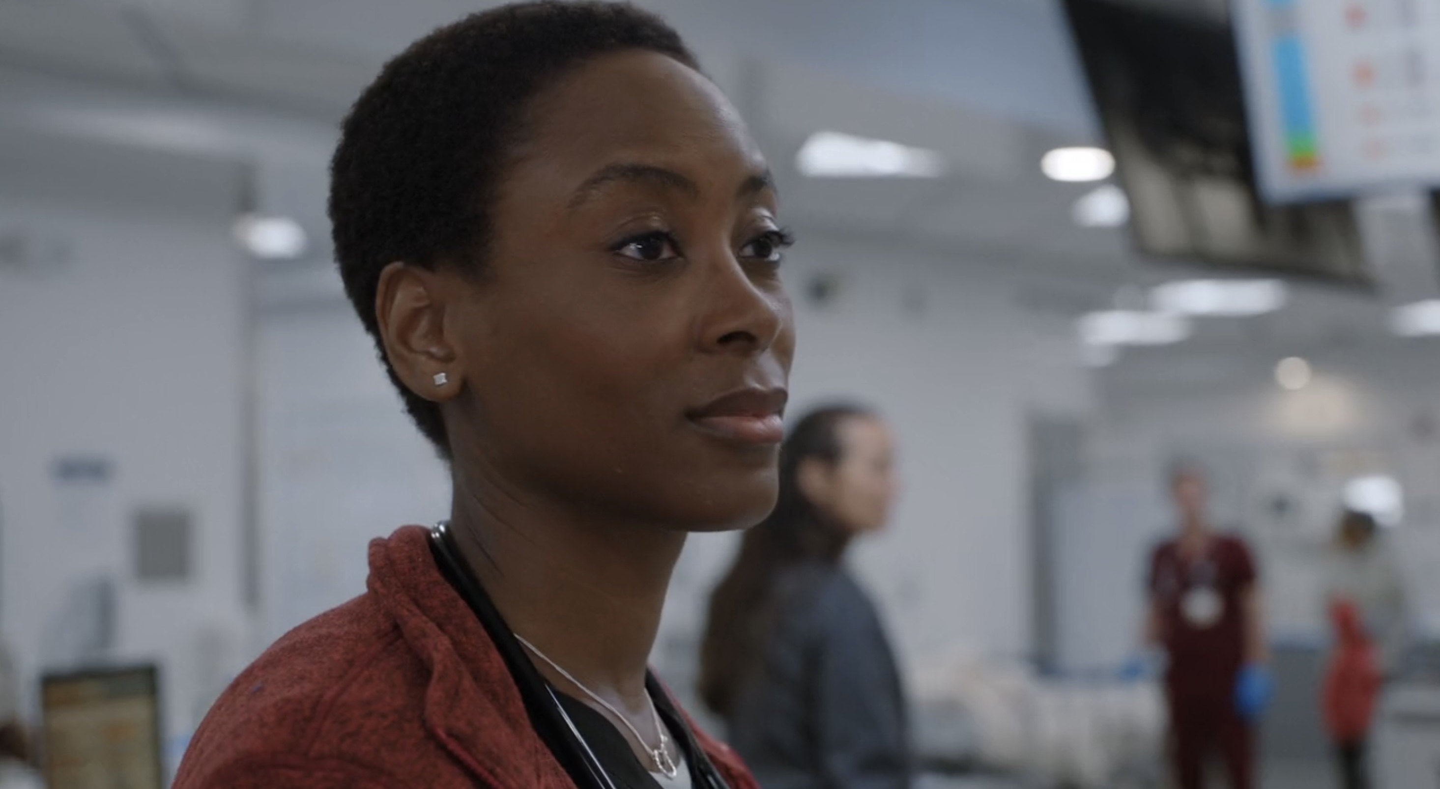The Pitt Cast on HBO Max - Tracy Ifeachor as Dr. Collins
