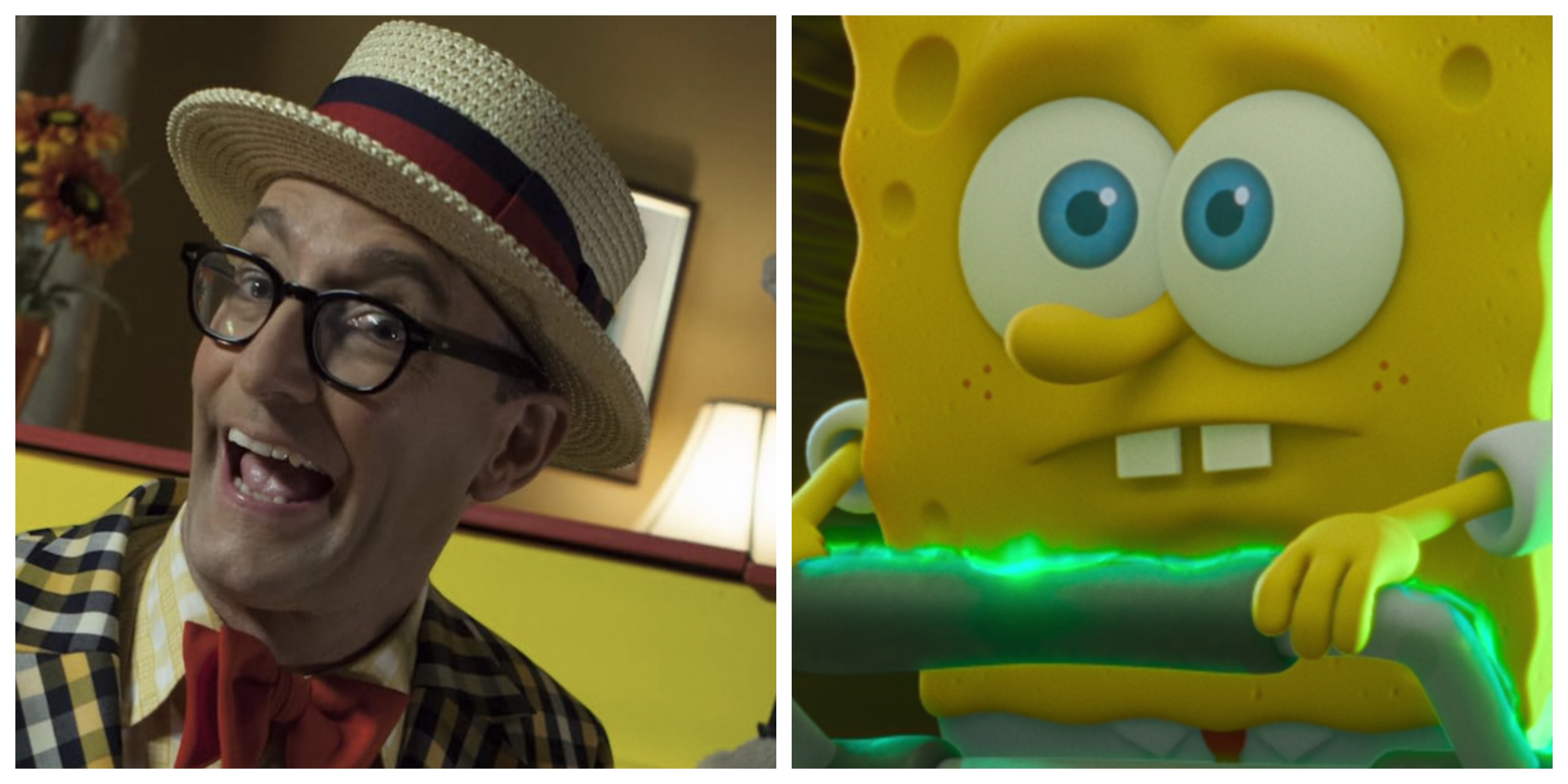 Plankton: The Movie Cast on Netflix - Tom Kenny as SpongeBob