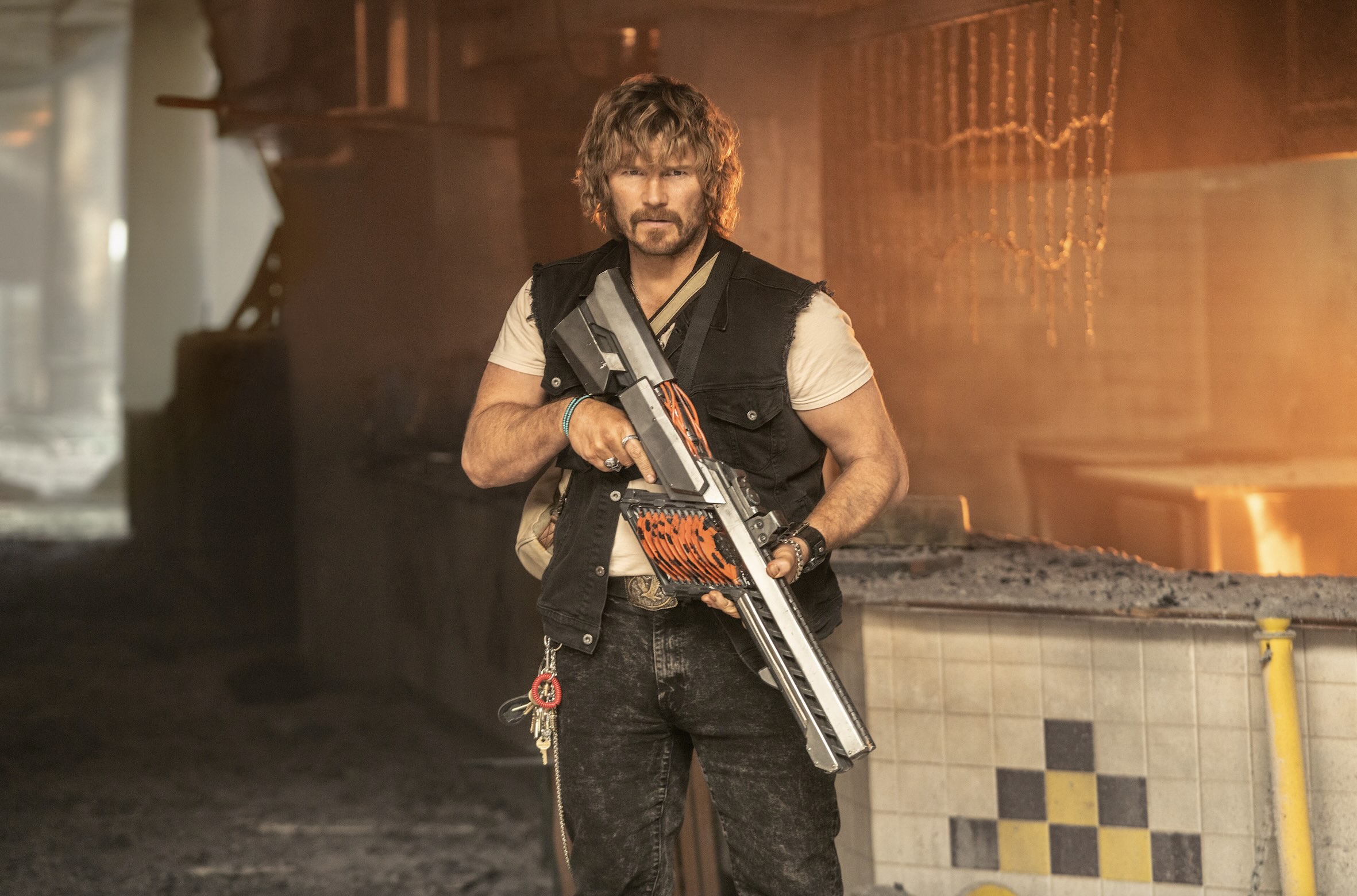 The Electric State Cast on Netflix - Chris Pratt as Keats