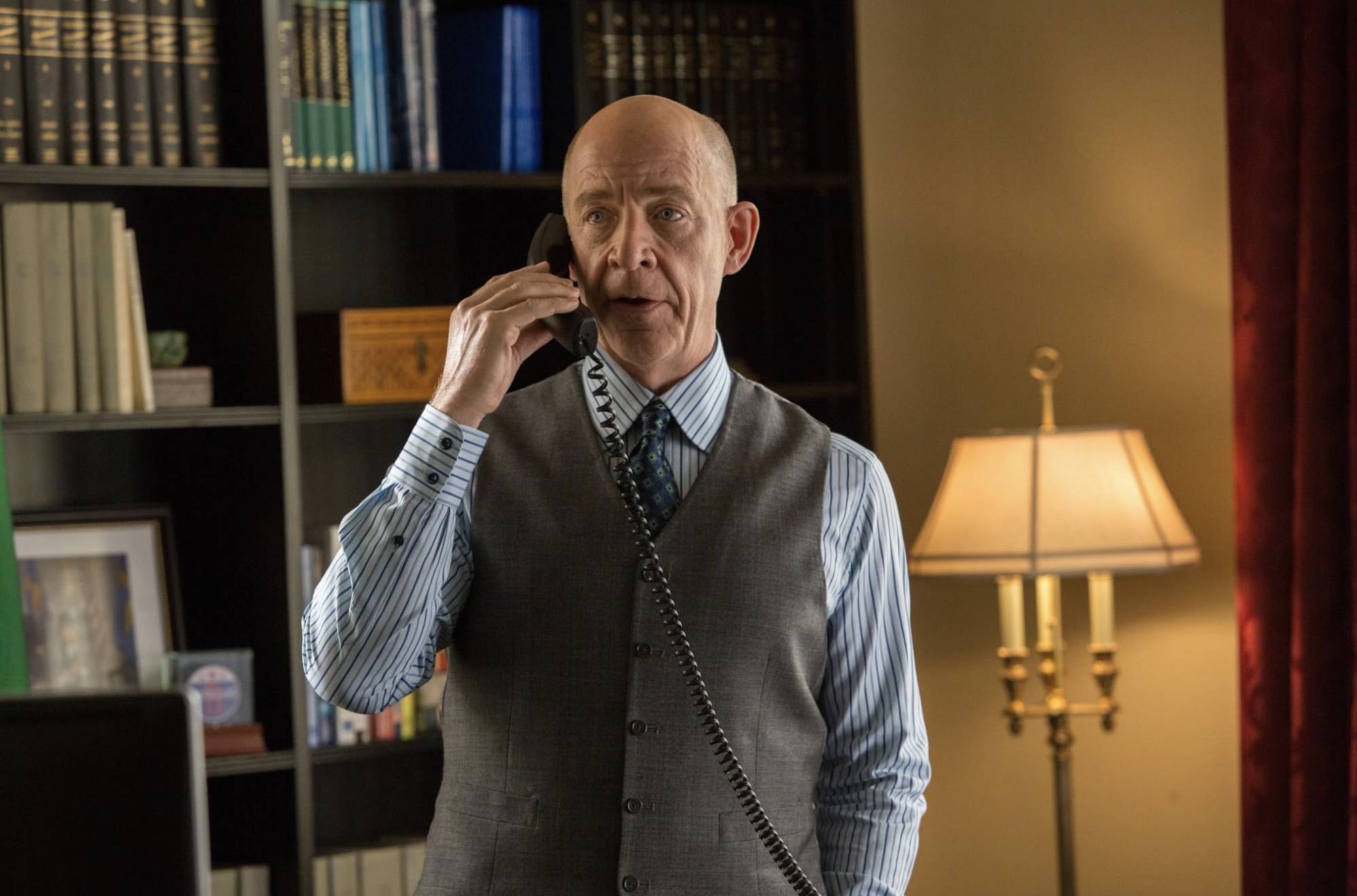 The Accountant Cast on Amazon and HBO Max - J. K. Simmons as Raymond King