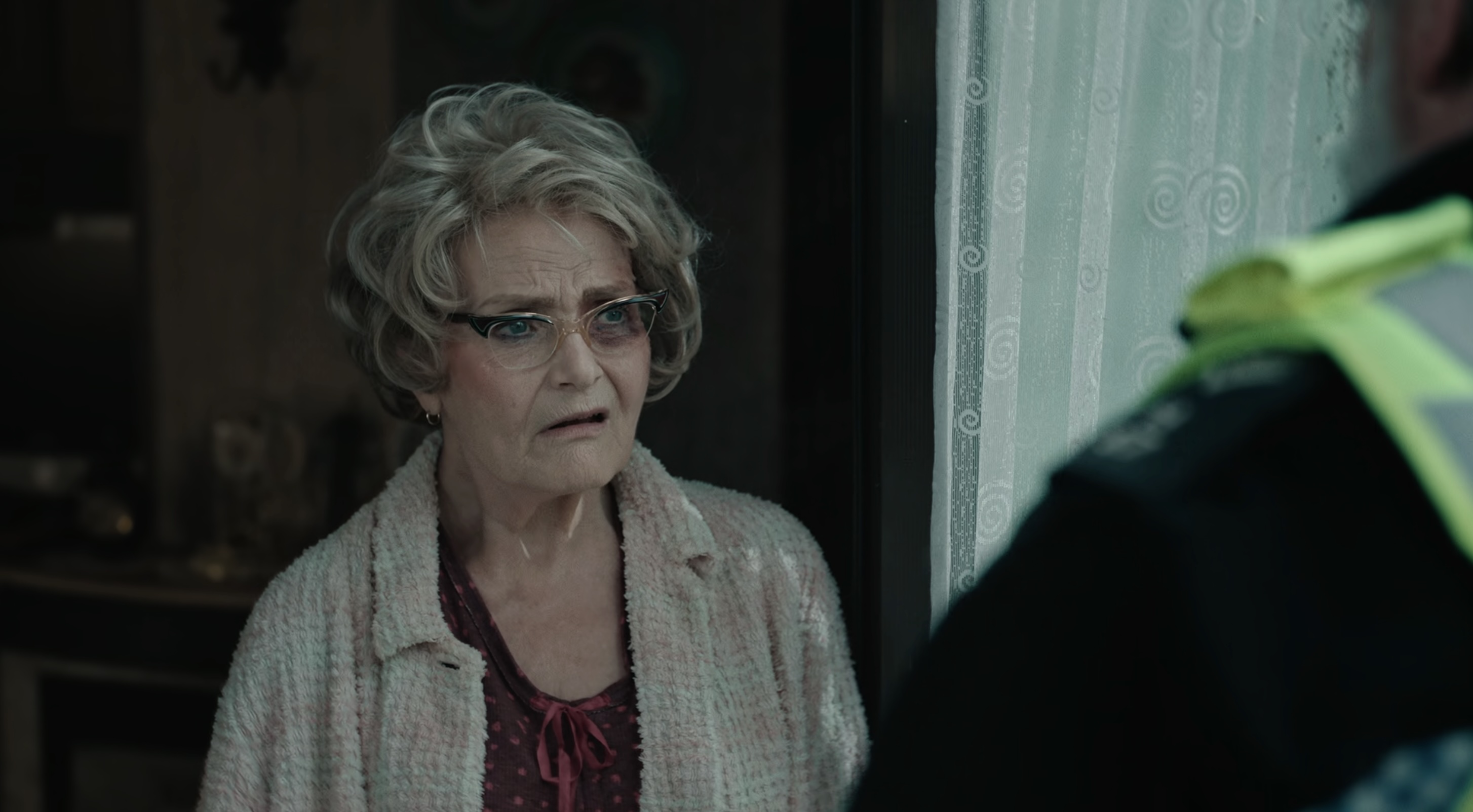 Dept. Q Cast on Netflix - Alison Peebles as Female Captor/Ailsa Jennings