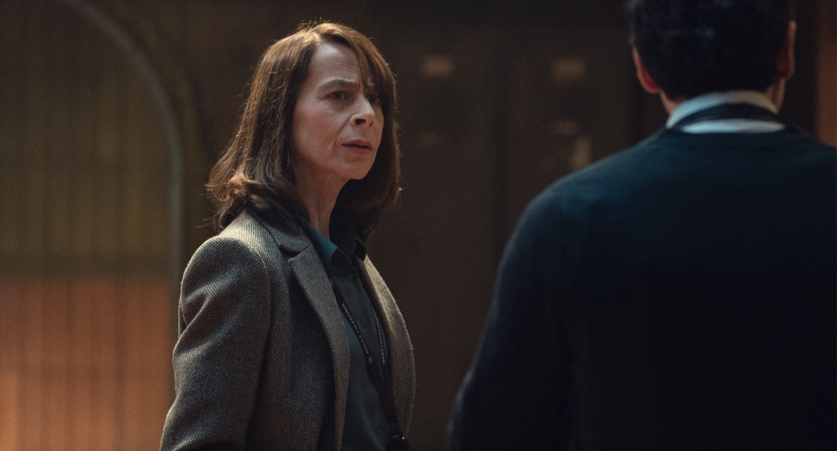 Dept. Q Cast on Netflix - Kate Dickie as Moira Jacobson