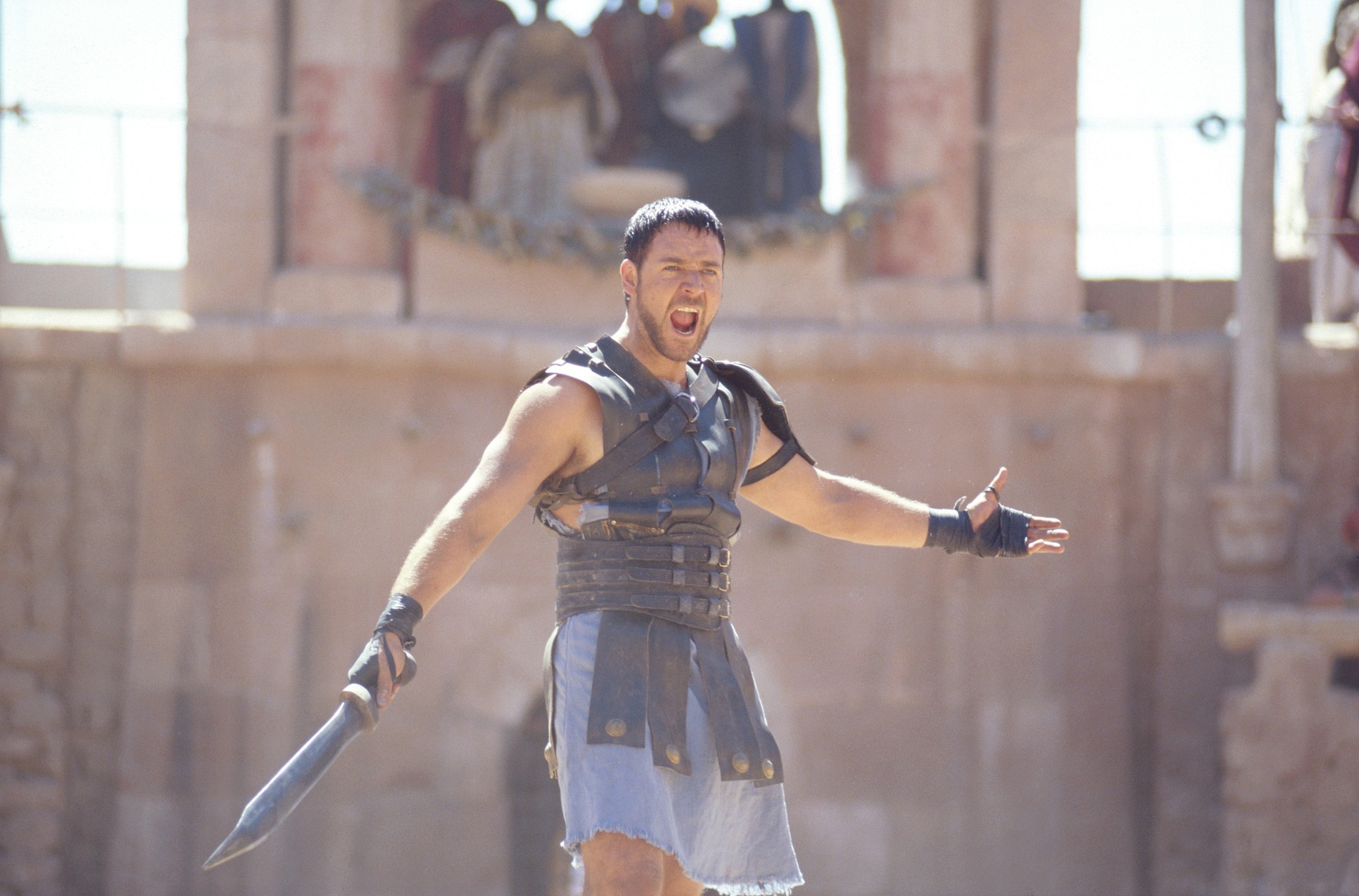 Gladiator Cast on Amazon and Paramount+ - Russell Crowe as Maximus