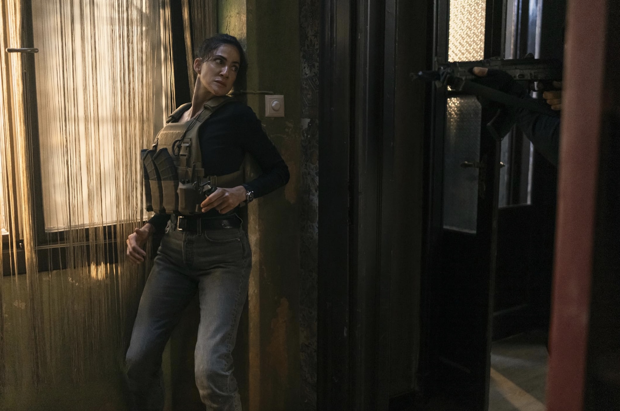 The Terminal List: Dark Wolf Cast on Amazon - Rona-Lee Shimon as Eliza Perash