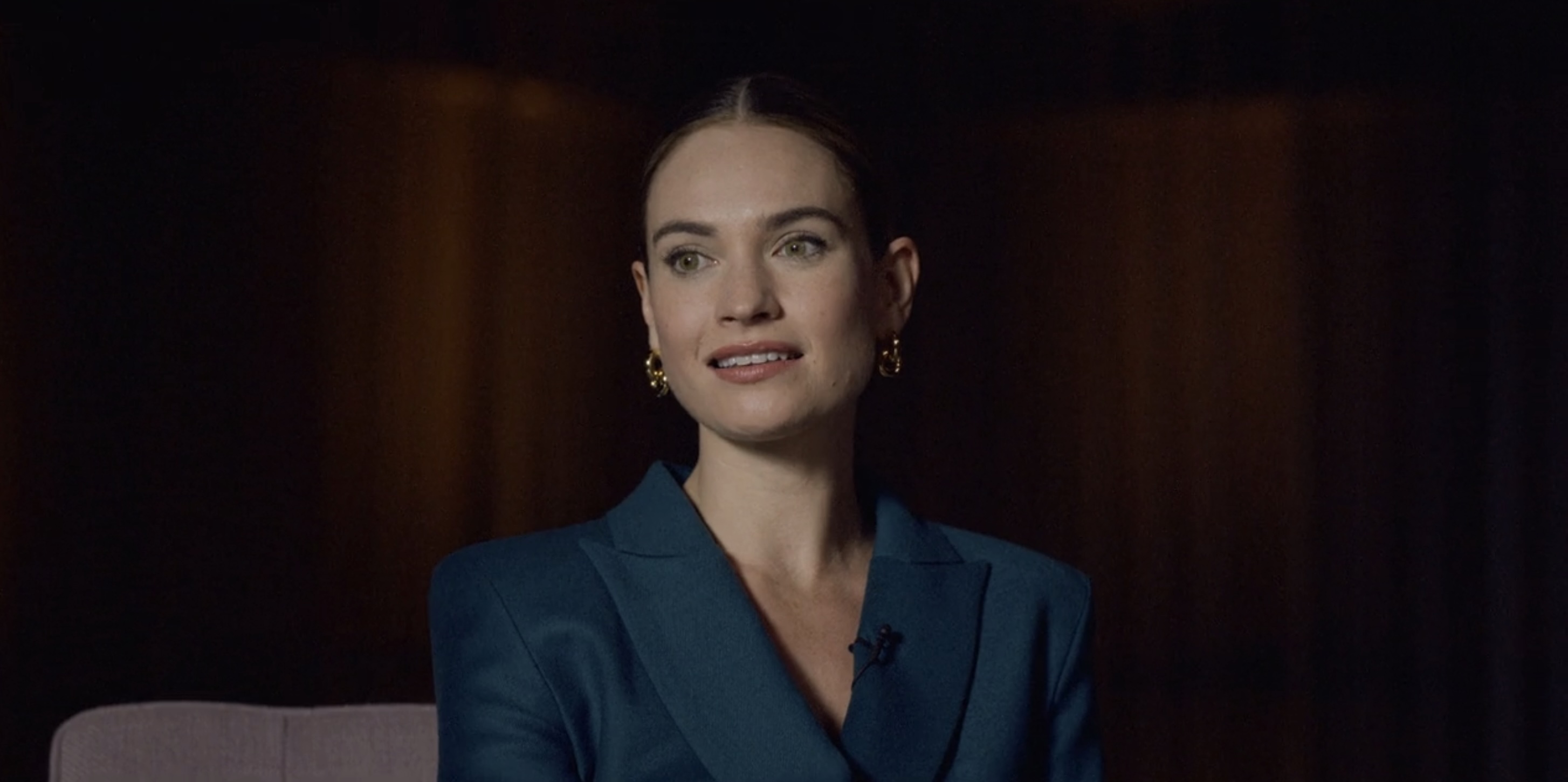 Swiped Cast on Disney+, HBO Max and Hulu - Lily James as Whitney Wolfe Herd