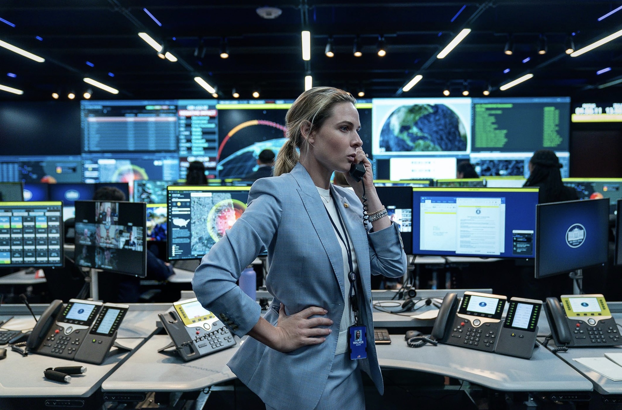 A House of Dynamite Cast on Netflix - Rebecca Ferguson as Olivia Walker