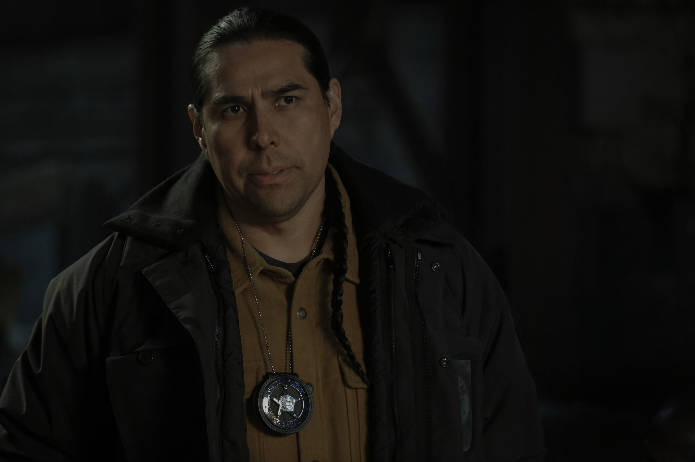 The Last Frontier Cast on Apple TV+ - Dallas Goldtooth as Hutch