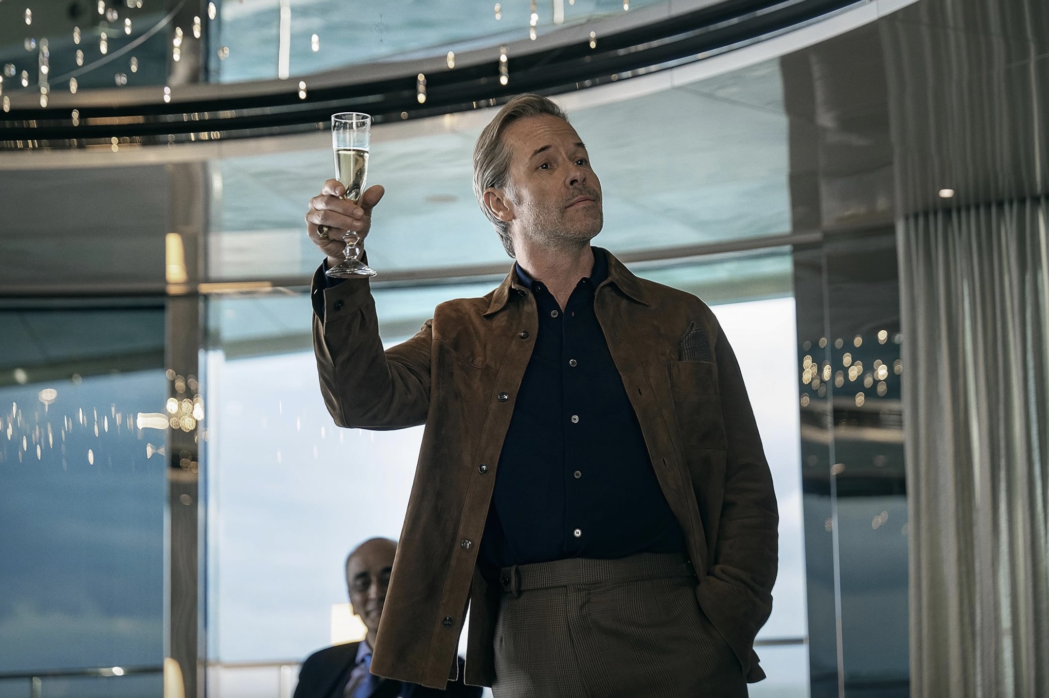 The Woman in Cabin 10 Cast on Netflix - Guy Pearce as Richard Bullmer