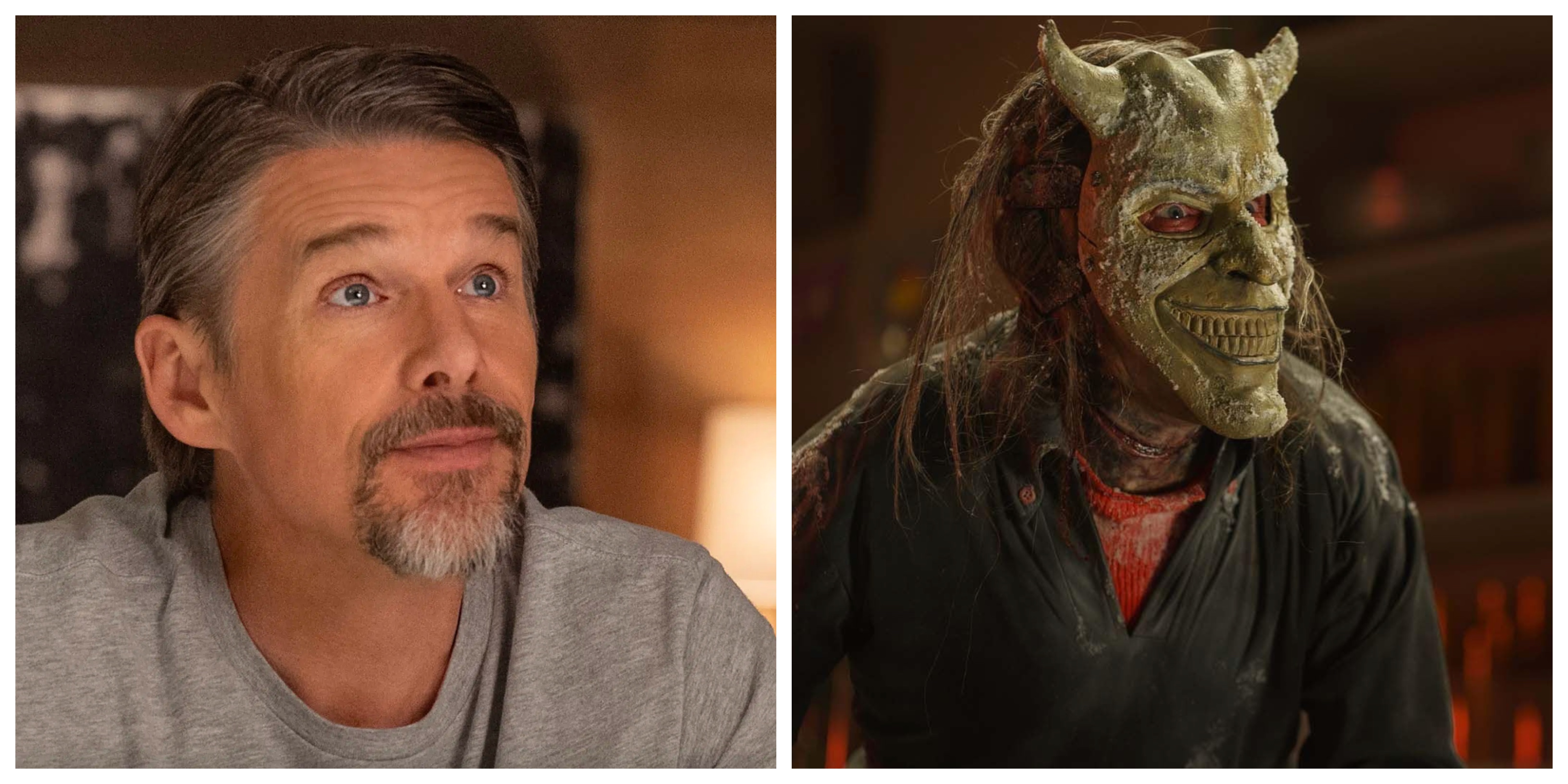 Black Phone 2 Cast on Amazon, Apple TV and Peacock - Ethan Hawke as Grabber