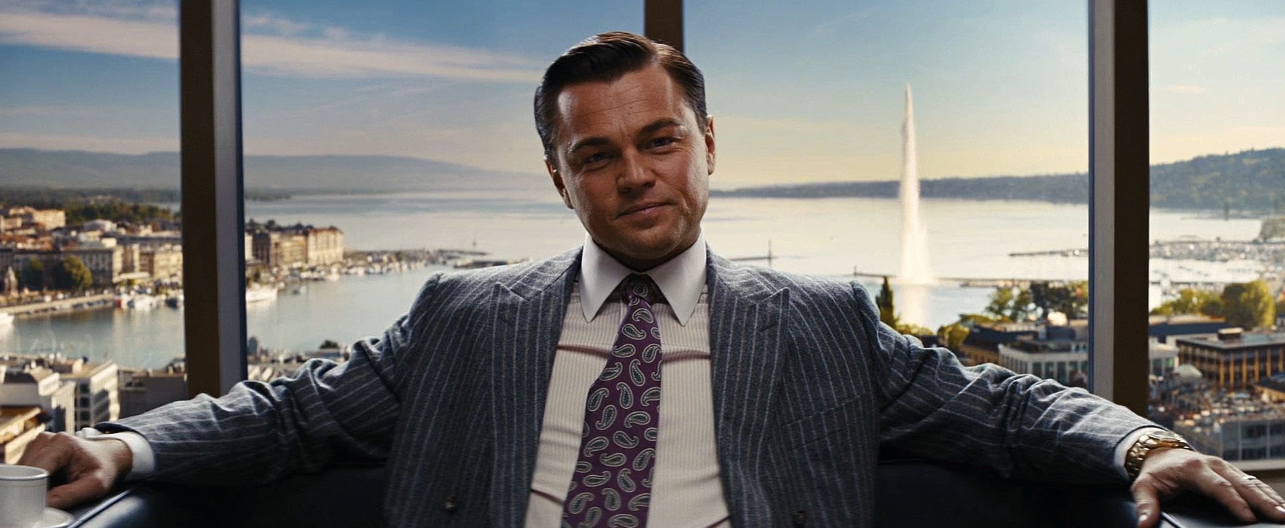 The Wolf of Wall Street Cast on Netflix, Paramount+ and Peacock - Leonardo DiCaprio as Jordan Belfort