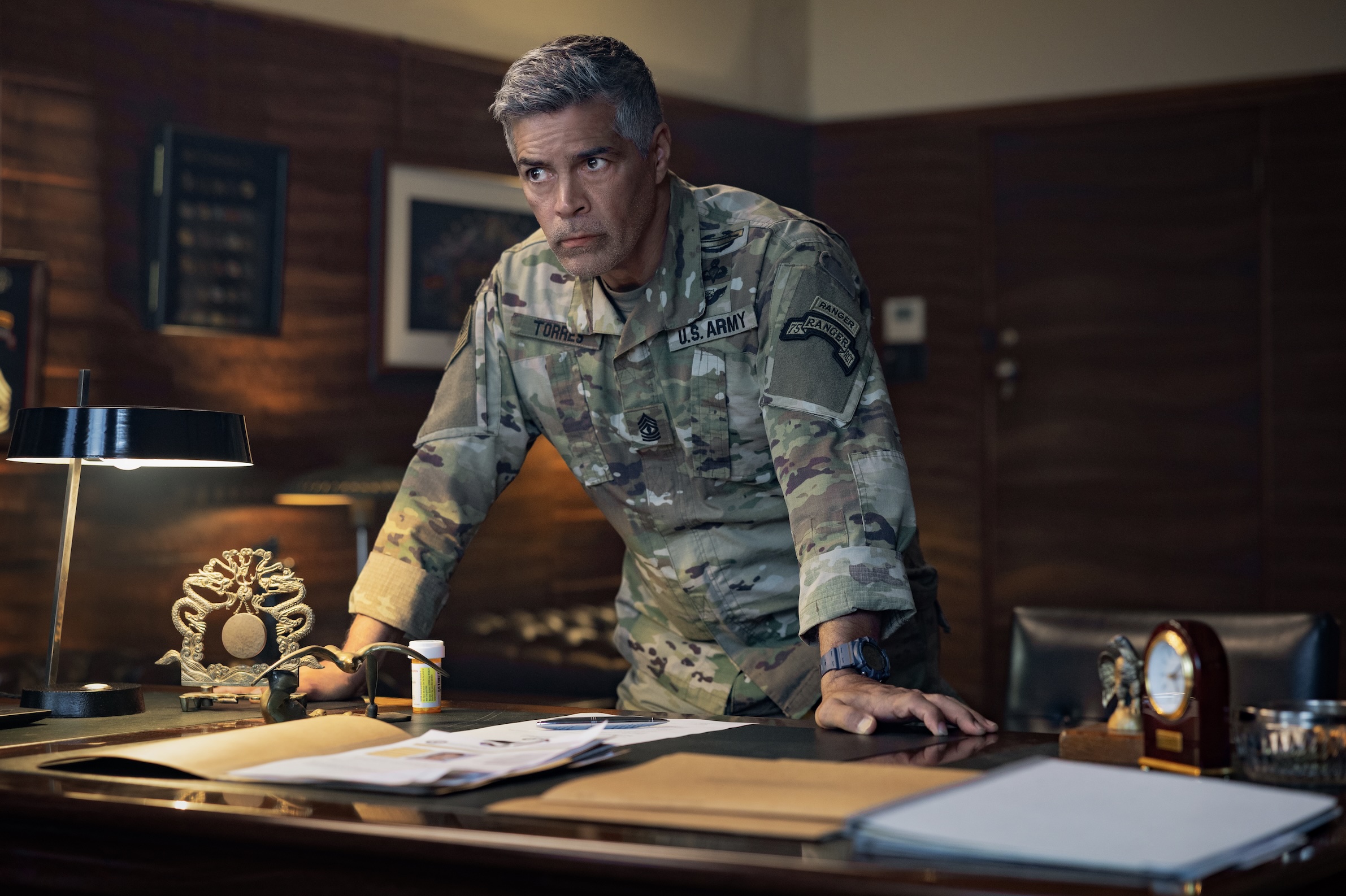 War Machine Cast on Netflix - Esai Morales as Torres