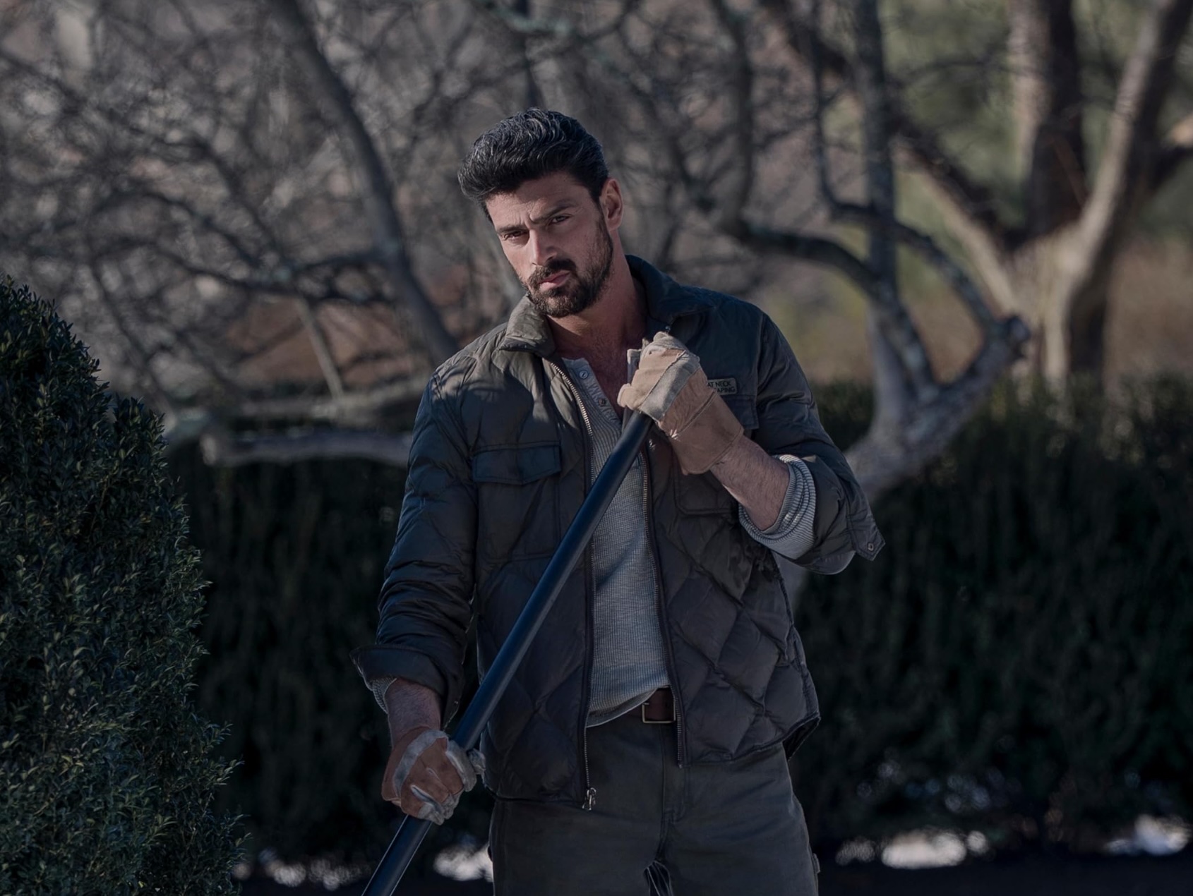 The Housemaid Cast on Amazon and Starz - Michele Morrone as Enzo