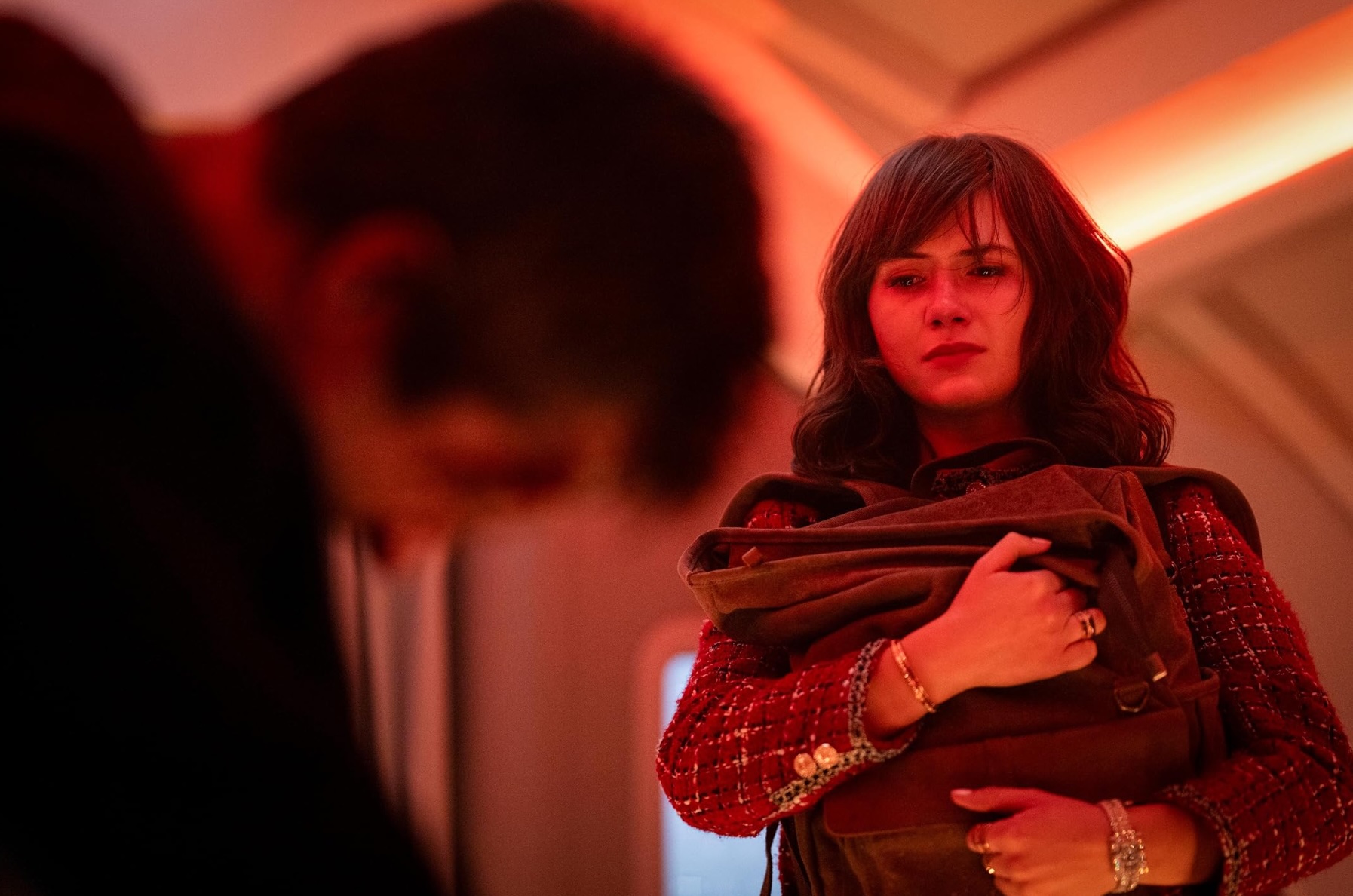 The Running Man Cast on Amazon, MGM+ and Paramount+ - Emilia Jones as Amelia Williams