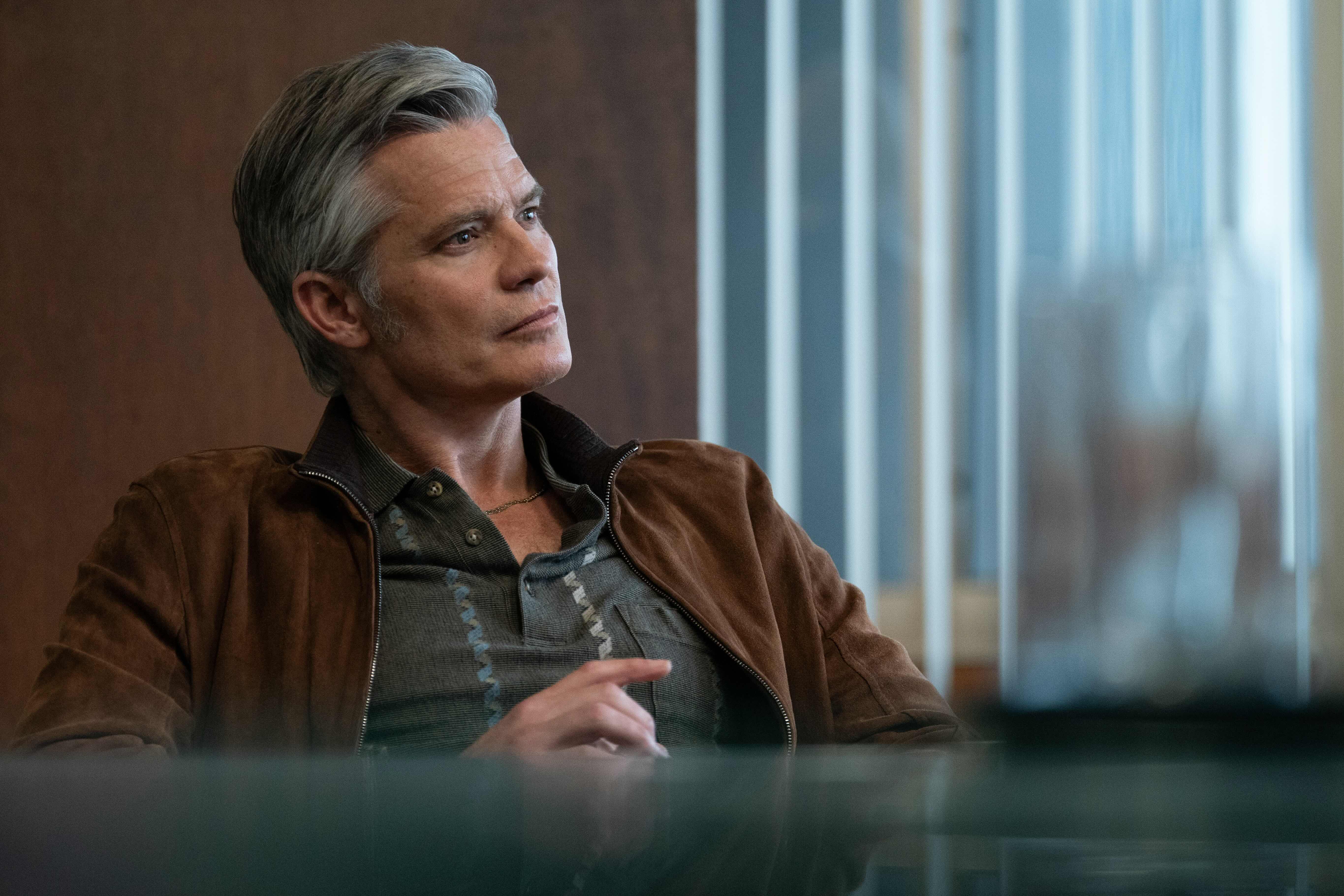 Lucky Cast on Apple TV and Peacock - Timothy Olyphant as John Armstrong