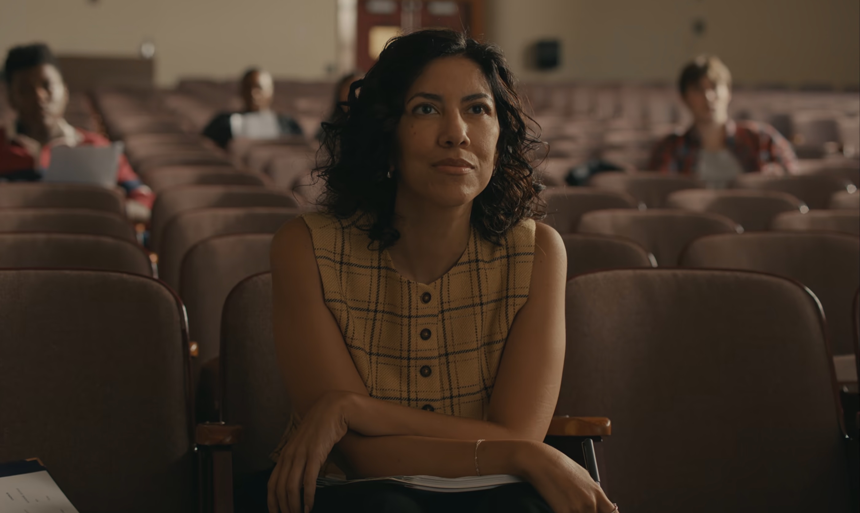 Don't Say Good Luck Cast on Netflix - Stephanie Beatriz as Ms. Parker
