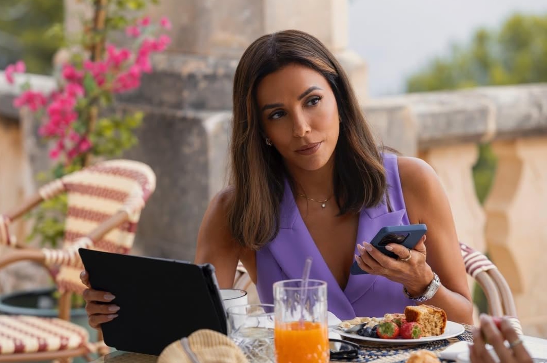 The Last Sunrise Cast on Amazon - Eva Longoria as Isolde Pera